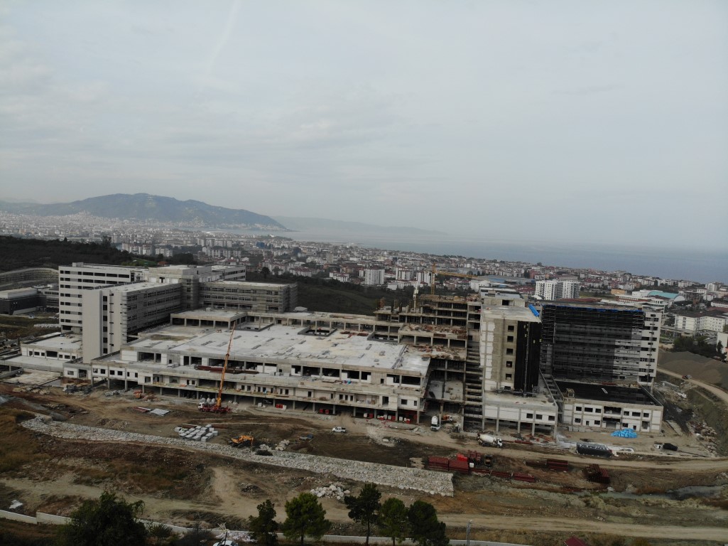 Ordu Şehir Hastanesi inşaatı yüzde 80 tamamlandı
