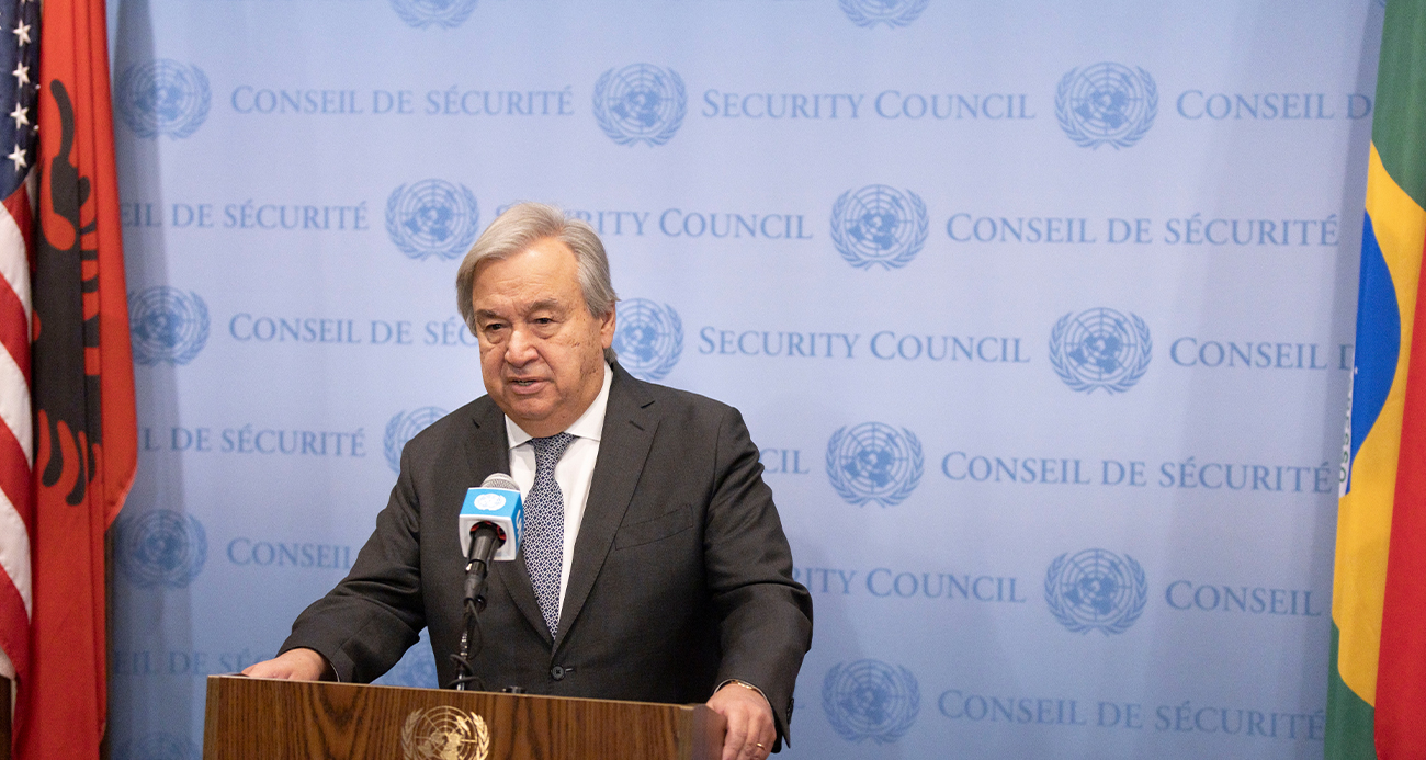 Guterres: “Uluslararası insancıl hukuk, alakart menü değildir seçici olarak uygulanamaz”