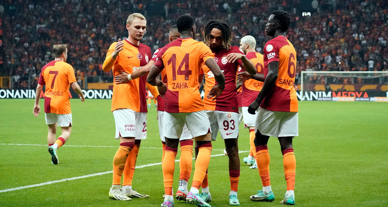 Aslan yeniden zirvede! Galatasaray, Kasımpaşa&#039;yı Zaha&#039;nın golleriyle yendi