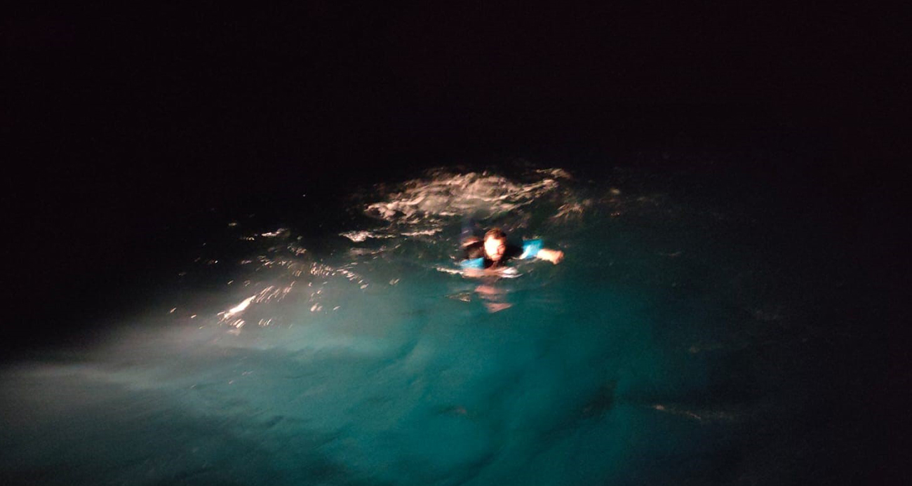 Yunanistan’a yüzerek geçmeye çalışan düzensiz göçmen yakalandı