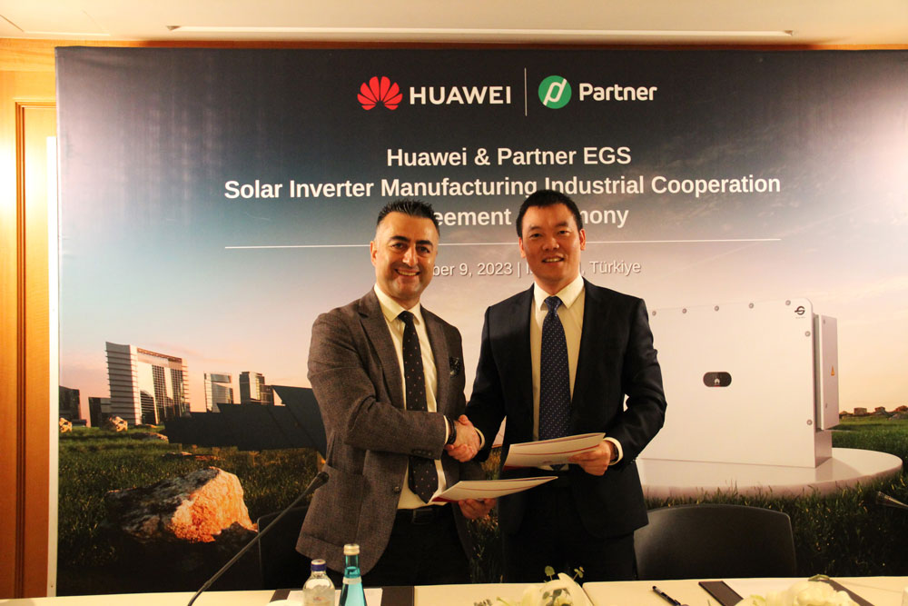 Huawei Türkiye ve Partner EGS, Türkiye’de Inverter üretimi için işbirliğine gidiyor