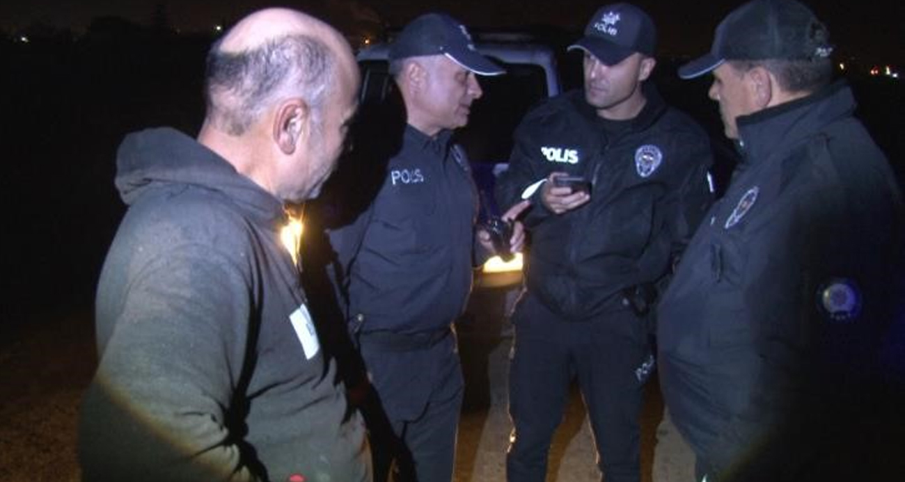 Milleti için gece gündüz fedakarca çalışan polisler bu kez çobanlık yaptı