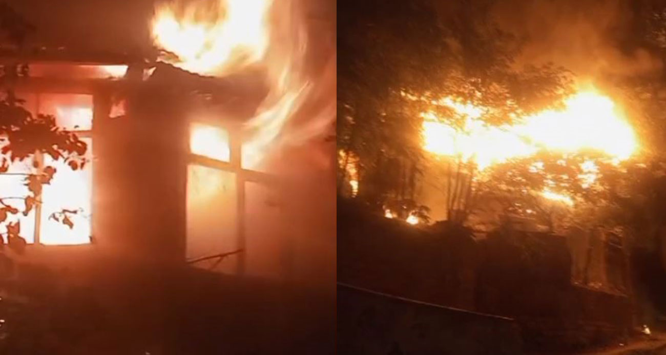 Kahramanmaraş’ta ahşap evde yangın