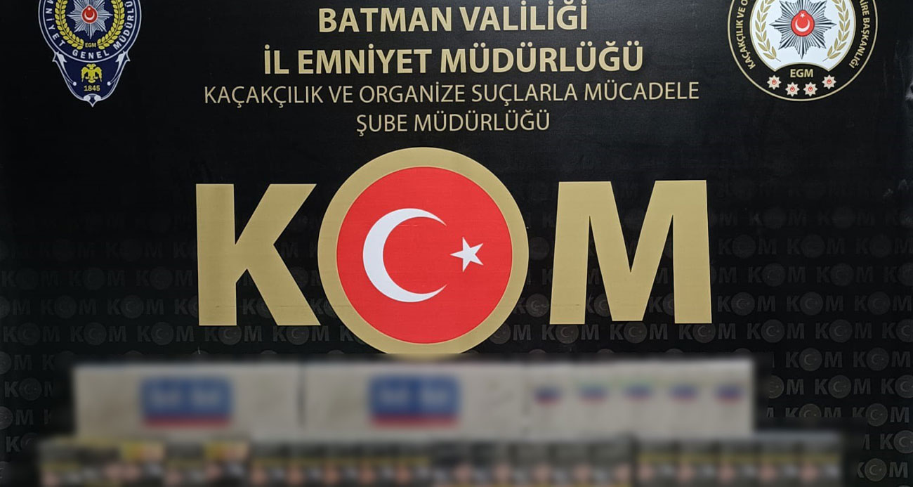 Batman’da kaçakçılık operasyonu: 9 gözaltı