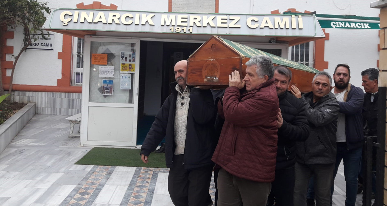 Batan kuru yük gemisinde ölen mürettebat Cüneyt Aygen Yalova’da toprağa verildi