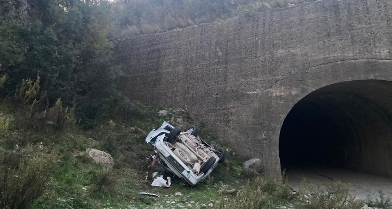 Osmaniye’de otomobil dere yatağına düştü: 1 ölü, 3 yaralı