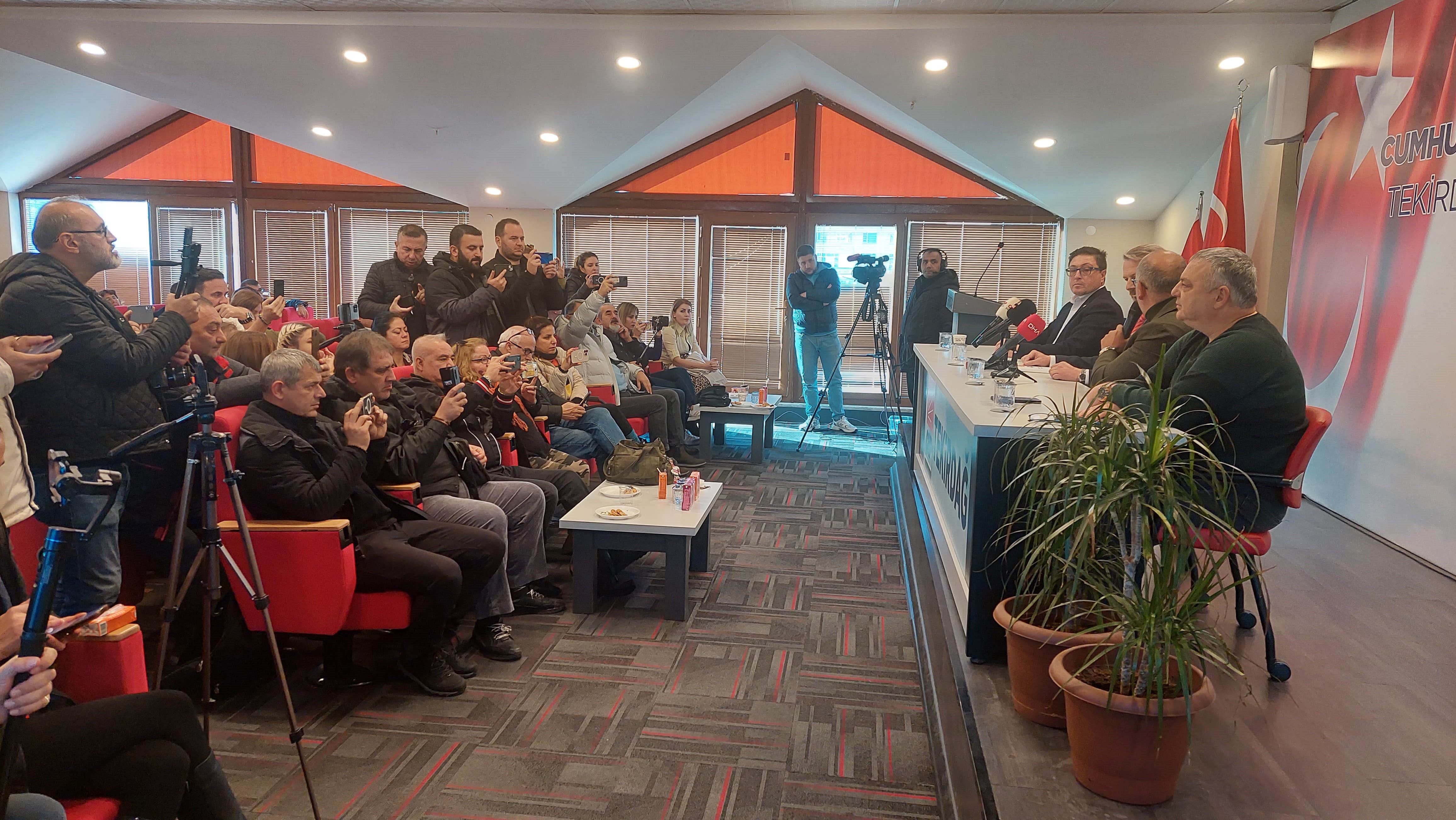 CHP’li Boşnak, Tekirdağ Büyükşehir Belediye Başkan aday adaylığını açıkladı