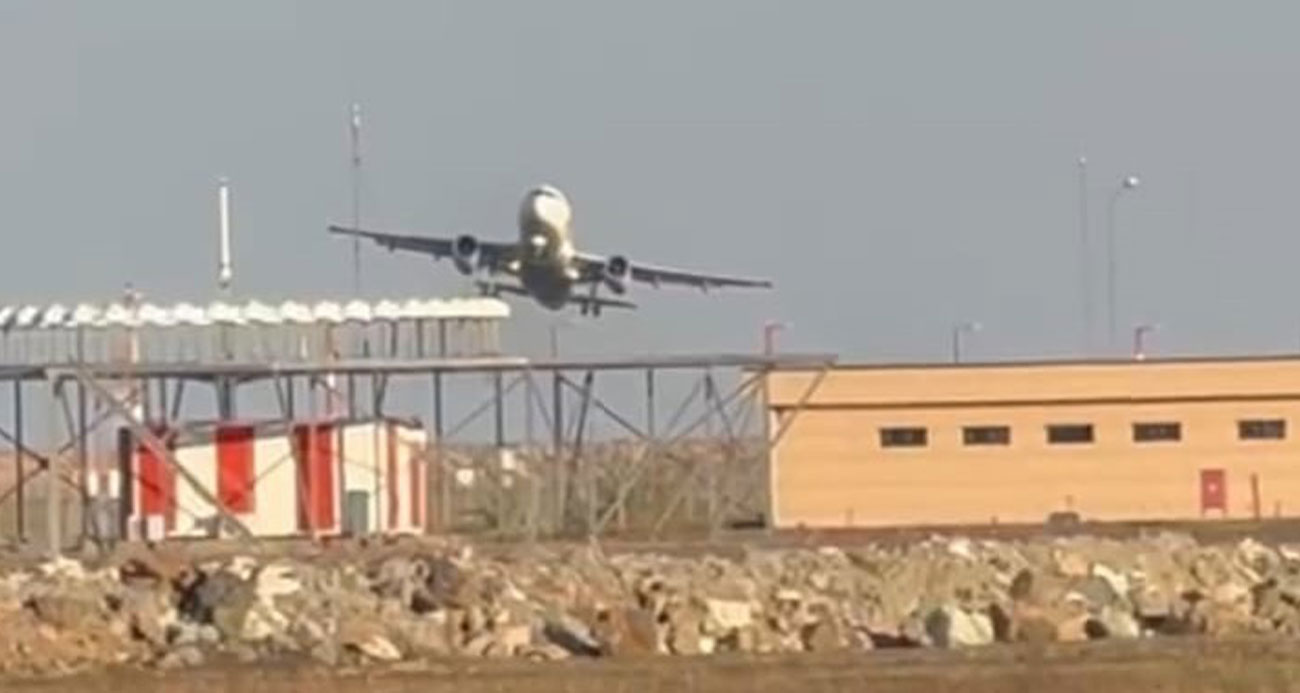 Fırtına uçağı beşik gibi salladı