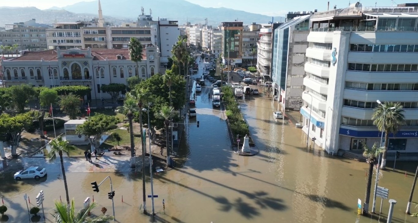 Venedik’e dönen İskenderun dron ile görüntülendi