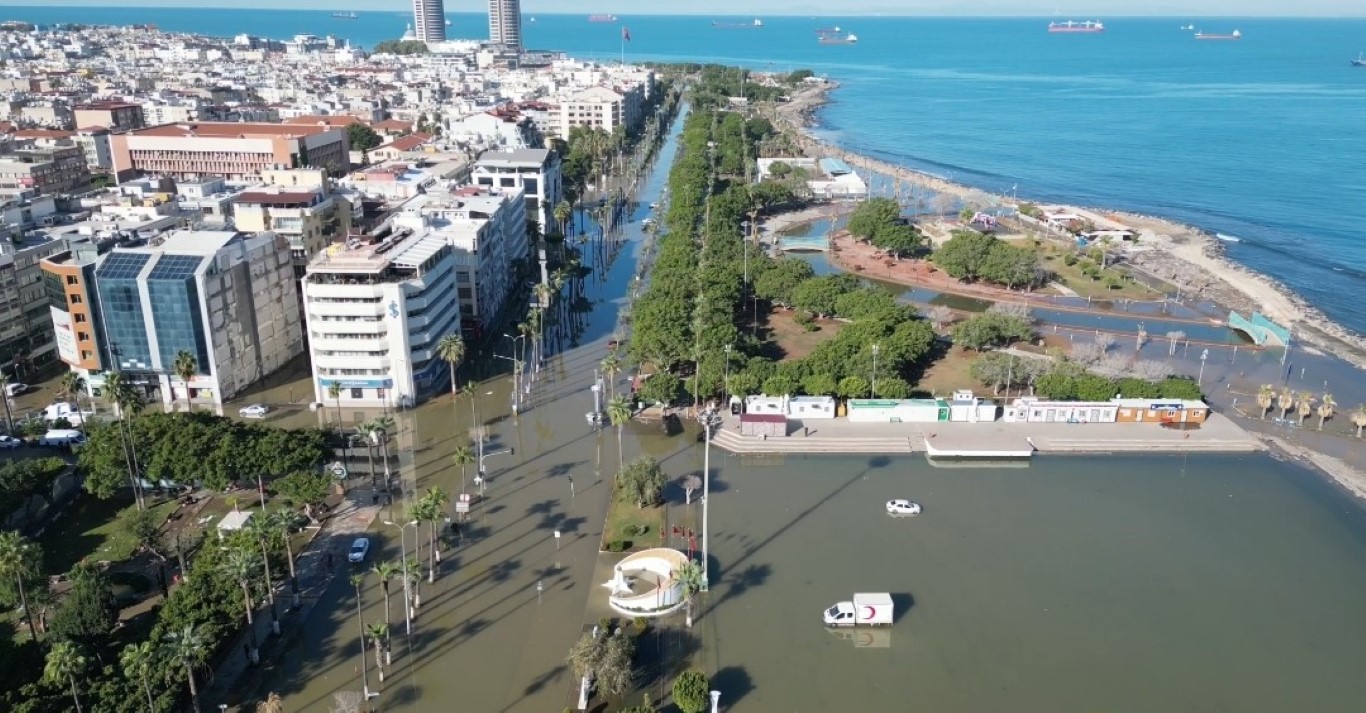 Venedik’e dönen İskenderun dron ile görüntülendi