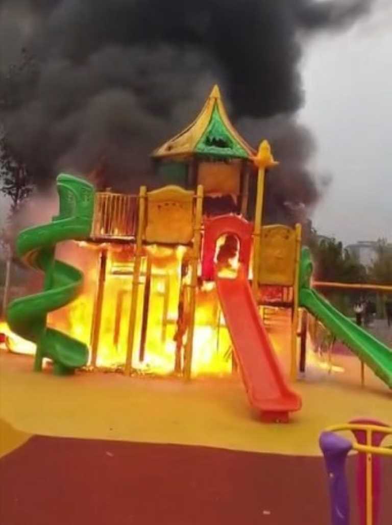 Gaziantep’te çocuk parkının yakılmasıyla ilgili 9 PKK/KCK şüphelisi yakalandı