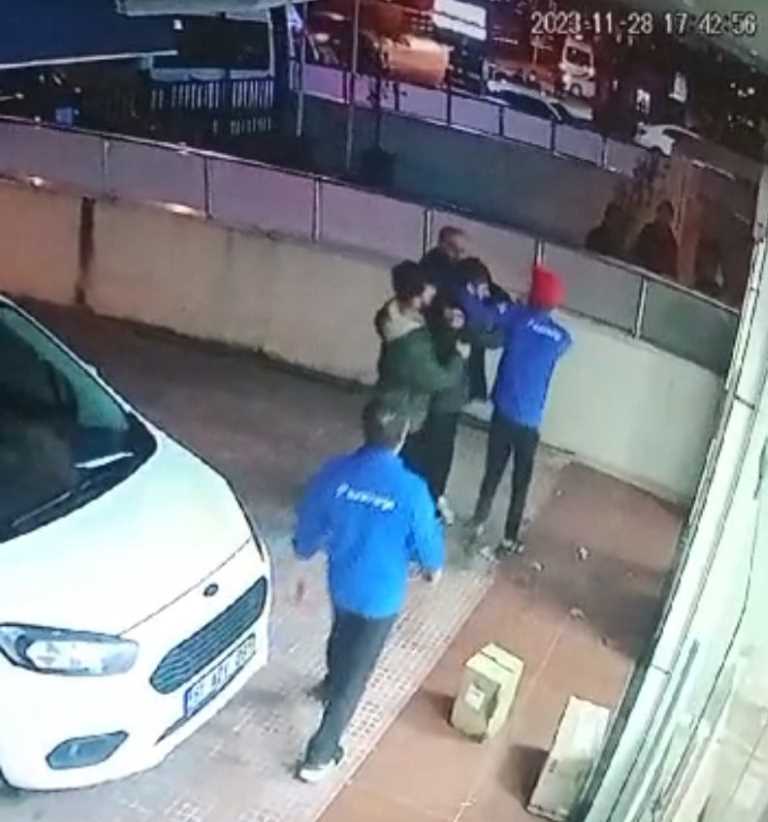 Kargo şubesinde dehşet anları