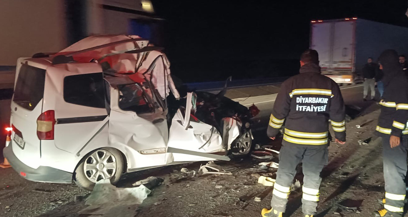 Diyarbakır’da feci kaza: 2 ölü