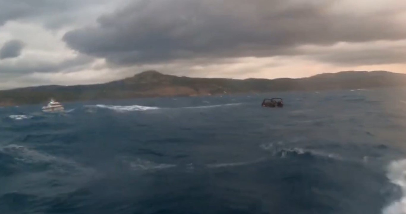 Ege’de ölümle burun buruna...O anlar kamerada