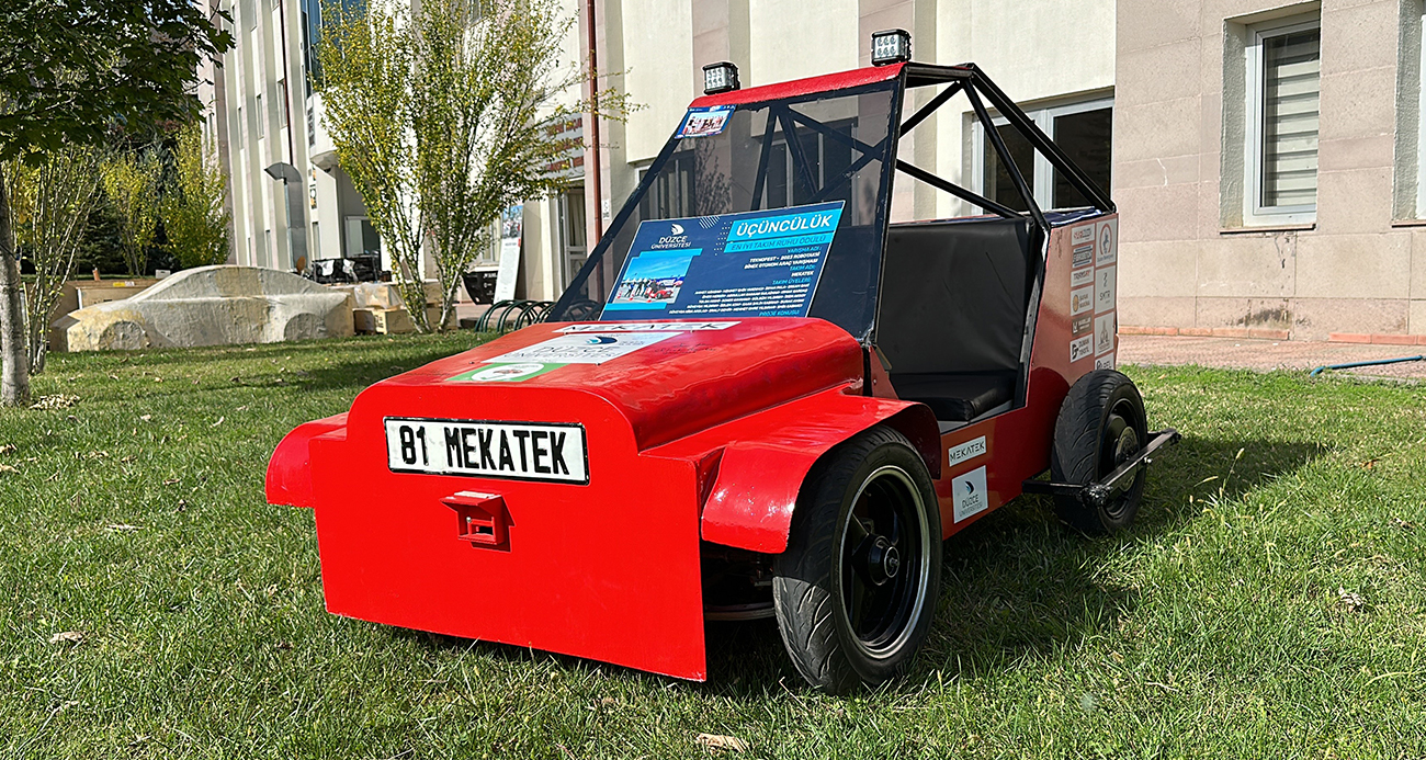 Geri dönüşüm malzemeleriyle elektrikli araç yaptılar