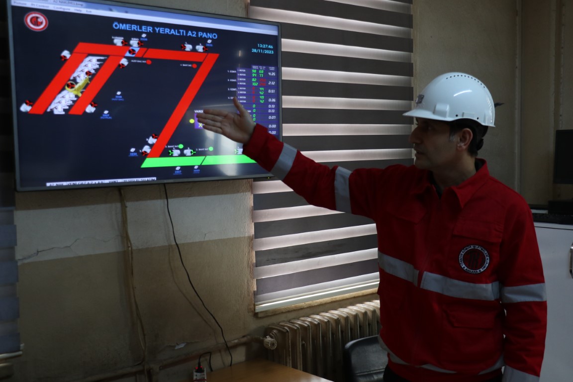 İşte maden ocağında güvenlik önlemleri