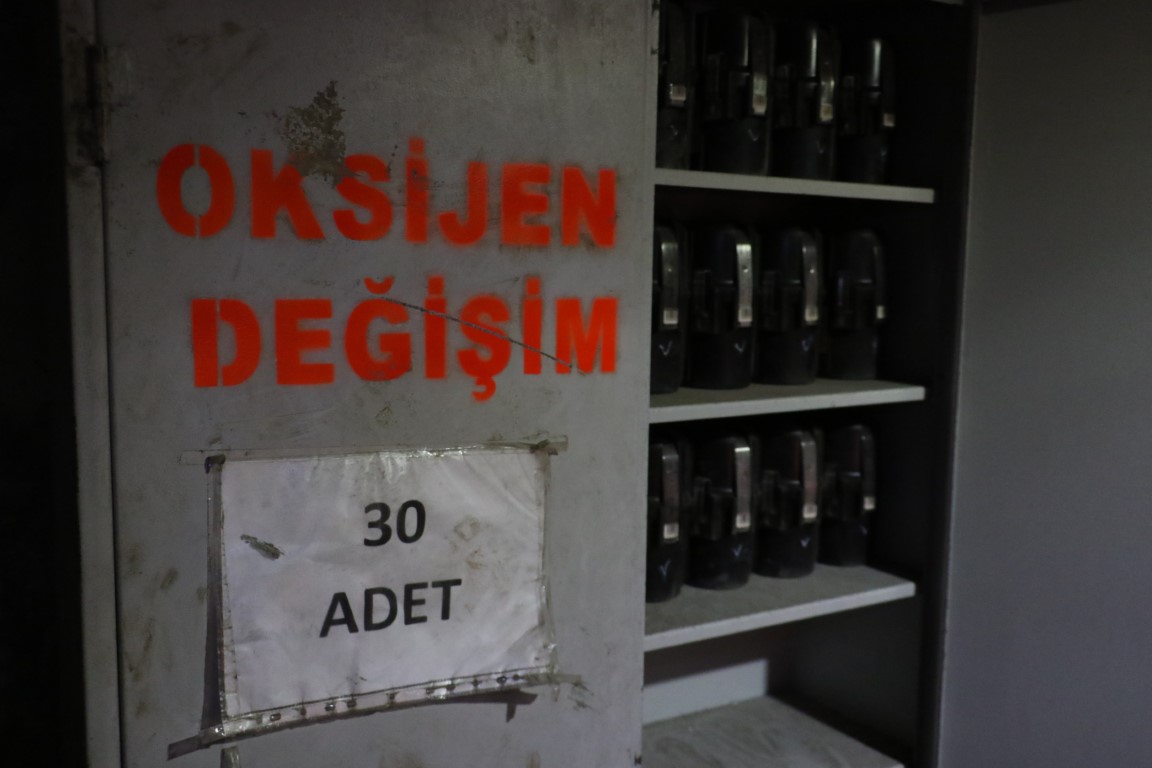 İşte maden ocağında güvenlik önlemleri