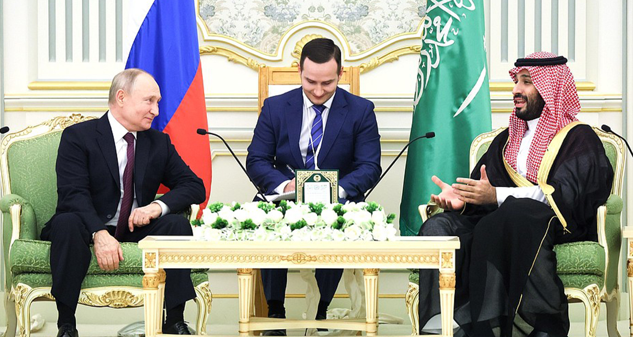 Putin, Suudi Arabistan Veliaht Prensi Selman ile bir araya geldi