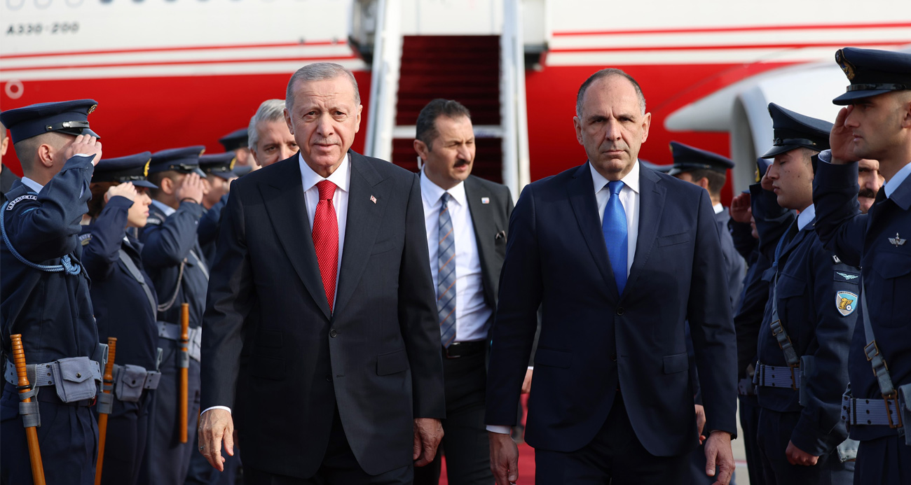 Cumhurbaşkanı Erdoğan Yunanistan'da