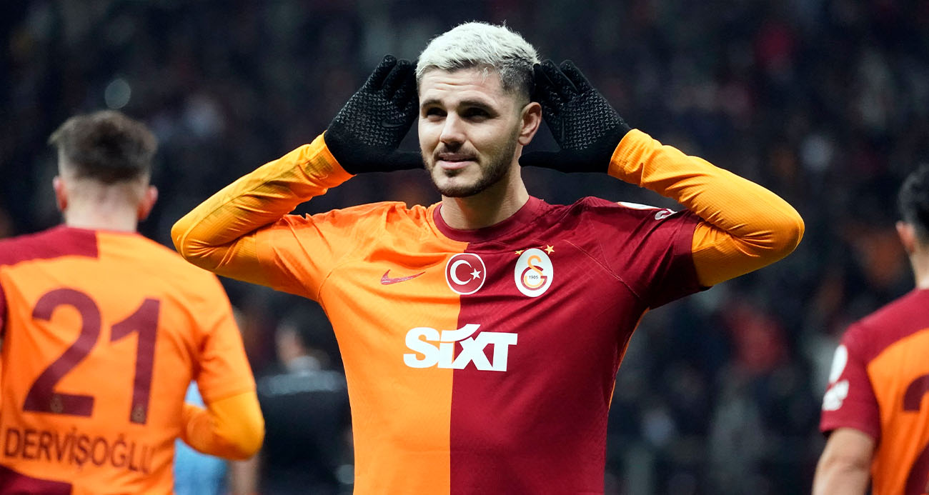 Galatasaray’ın Arjantinli futbolcusu Mauro Icardi, Adana Demirspor maçında penaltıdan attığı golle bu sezonki 17. golünü kaydetti.