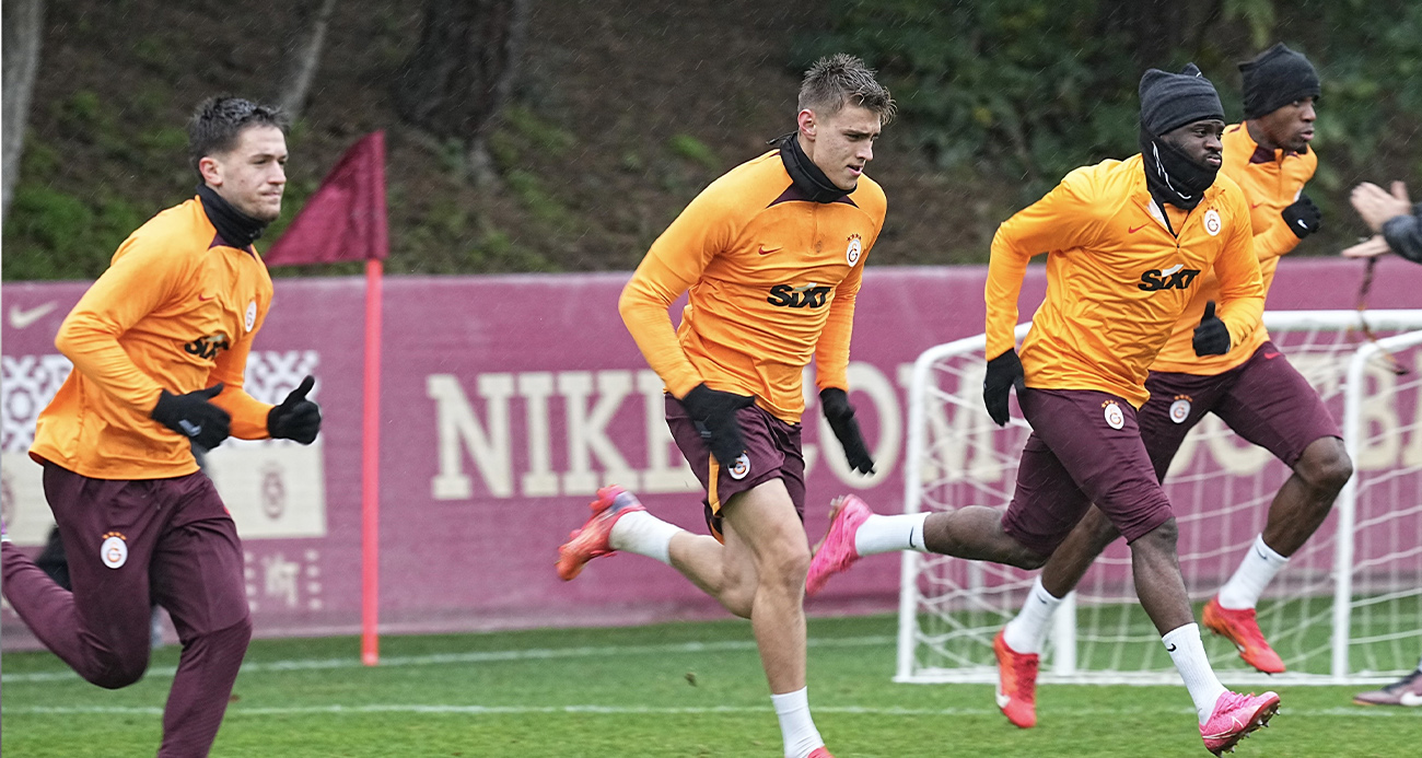 Galatasaray, Kopenhag maçı hazırlıklarına ara vermeden başladı