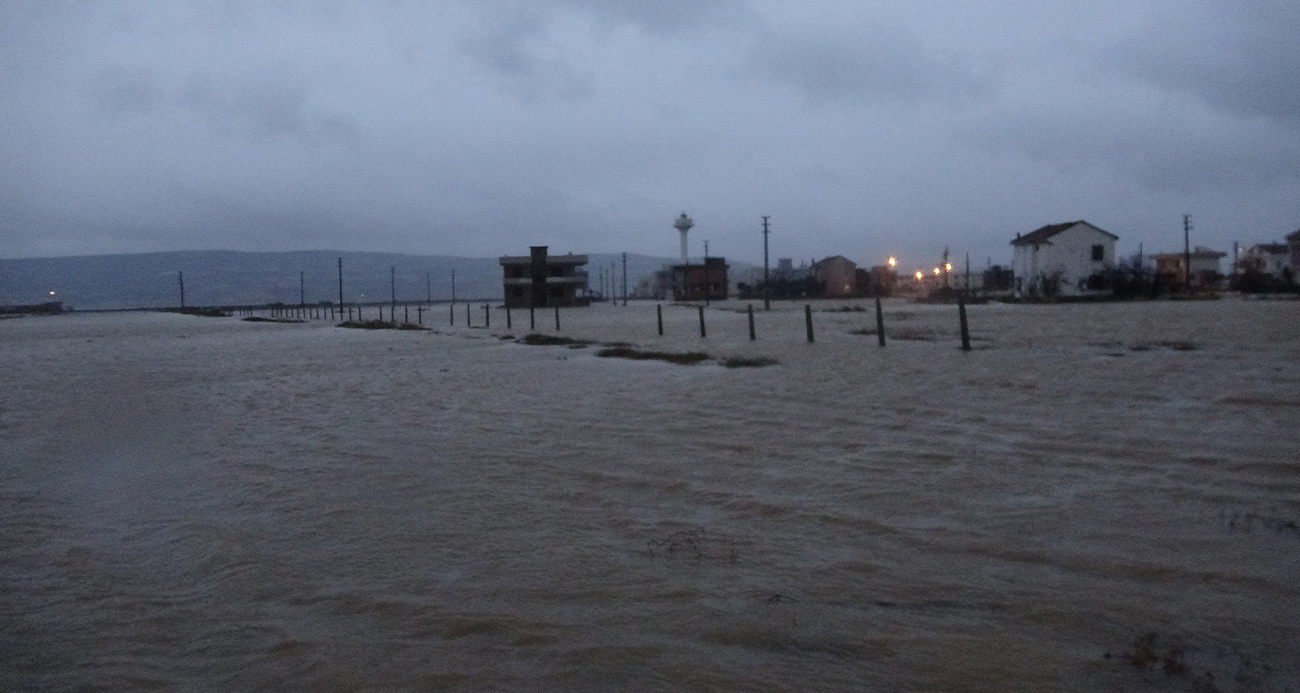 Çanakkale’de şiddetli yağış!