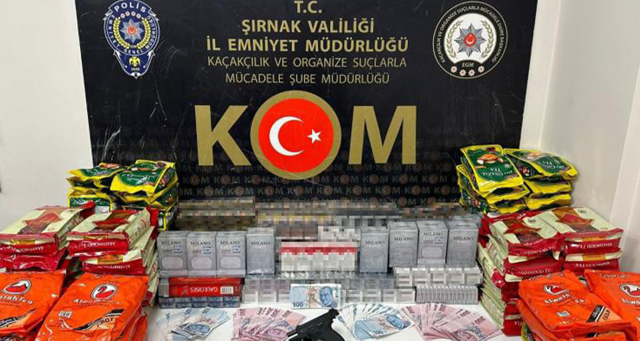 Şırnak’ta kaçakçılık ve asayiş operasyonu: 62 gözaltı