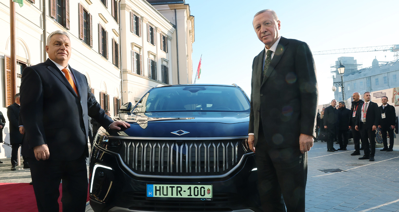 Cumhurbaşkanı Erdoğan, Macaristan Başbakanı Orban&#039;a Togg hediye etti