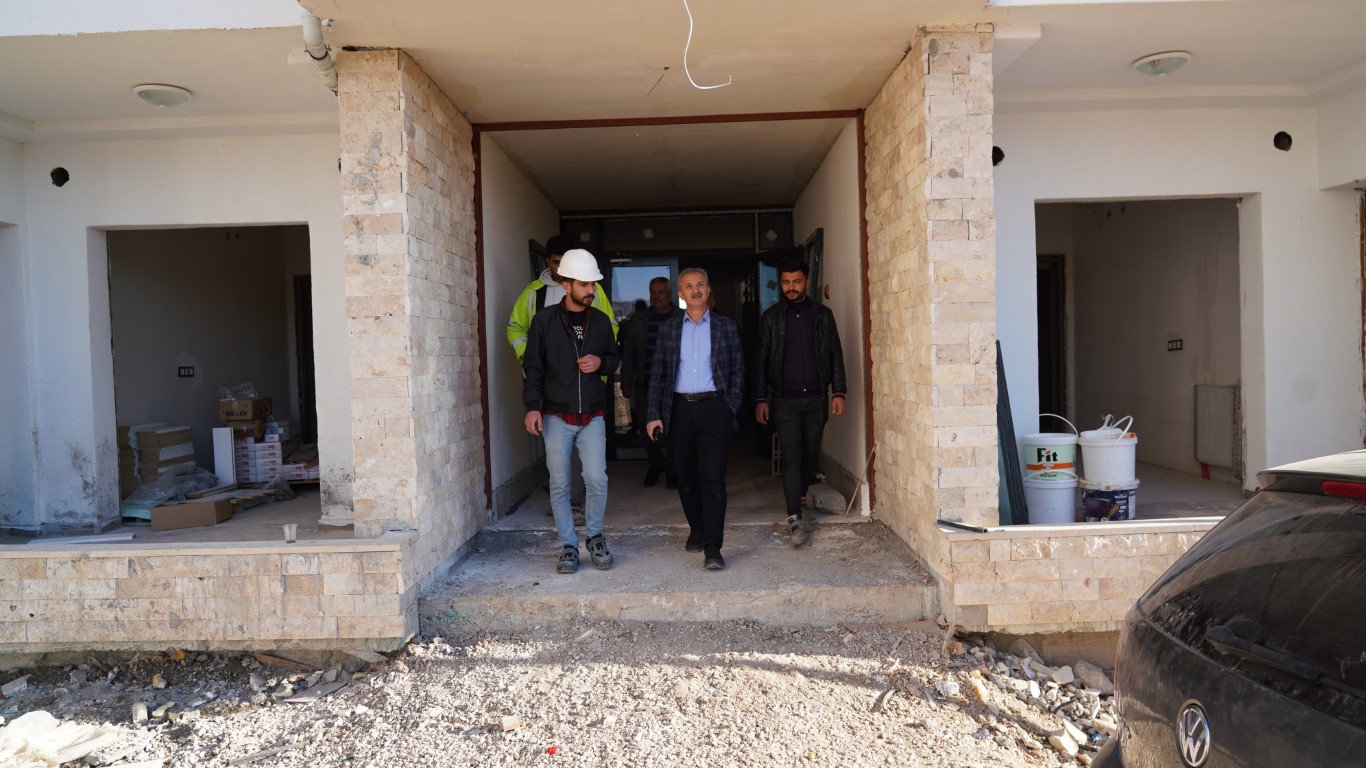 Adıyaman’da kentsel dönüşüm alanında ilk etap konutlarda sona gelindi