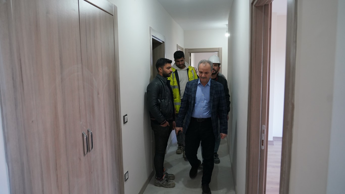 Adıyaman’da kentsel dönüşüm alanında ilk etap konutlarda sona gelindi