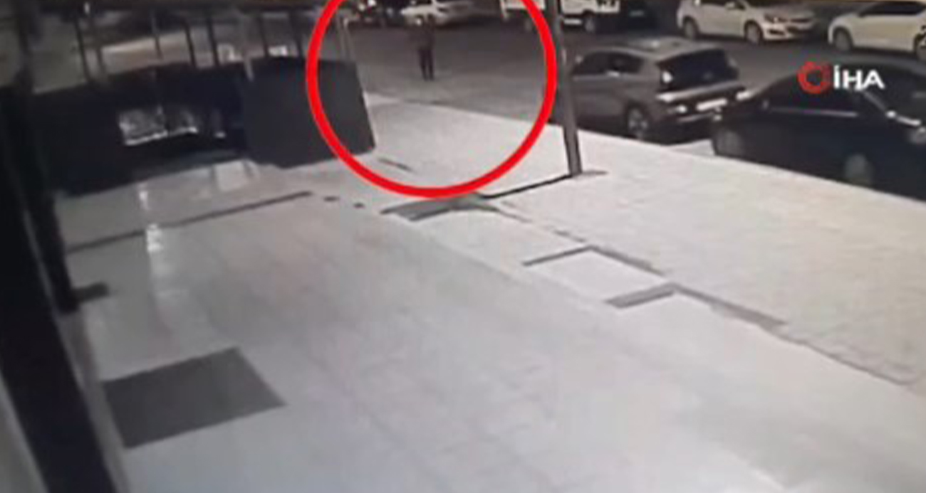 Siirt’te iş yerinin kurşunlandığı anlar kameralara yansıdı
