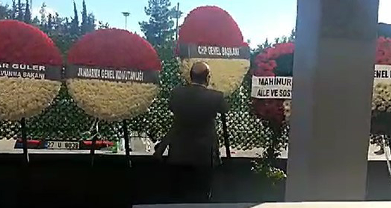 Şehit cenazesinde CHP’ye tepki