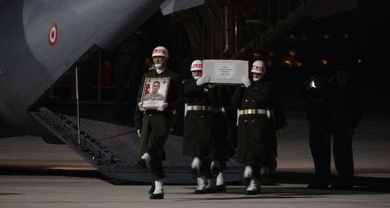 Tokatlı şehidin naaşı memleketine getirildi