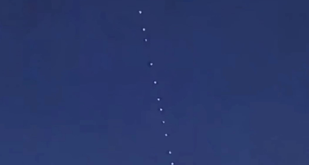 İstanbul semalarında Starlink uyduları görüldü