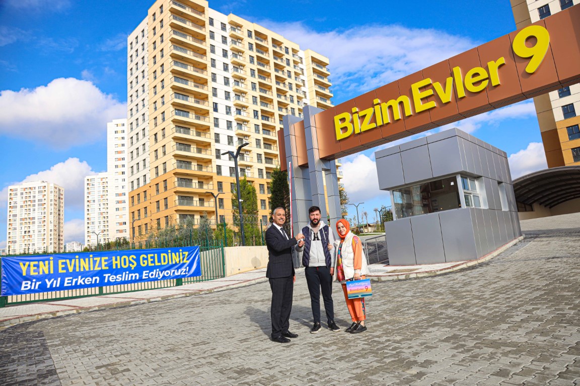 Bizim Evler 9 ve 10’da daire teslimleri 1 yıl erken başladı