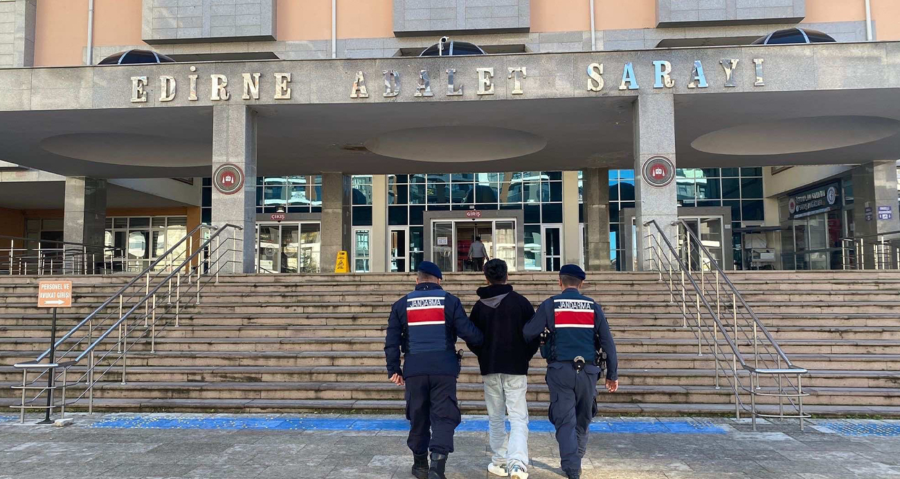 Edirne’de firari hükümlü Yunanistan’a kaçarken yakalandı