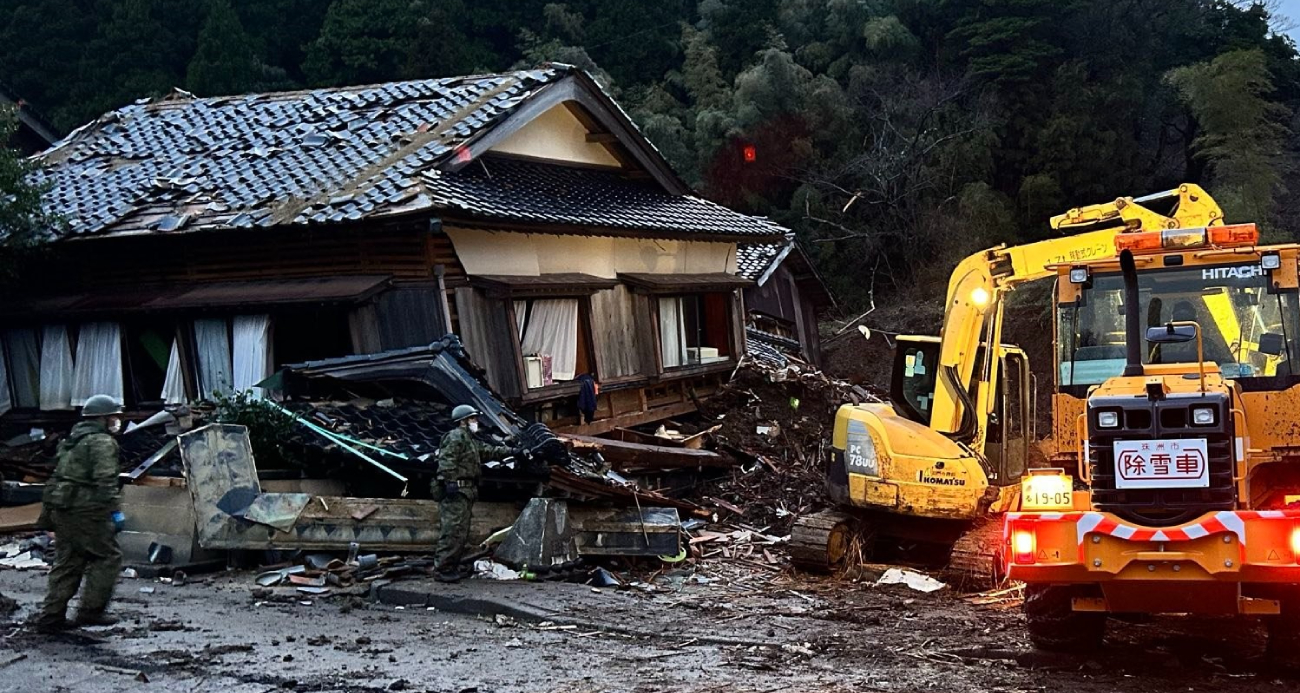 Japonya'da depremde can kaybı 128'e yükseldi