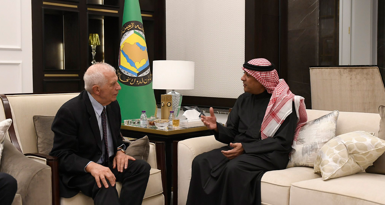 AB Yüksek Temsilcisi Borrell ile Suudi Arabistan Dışişleri Bakanı Farhan bir araya geldi