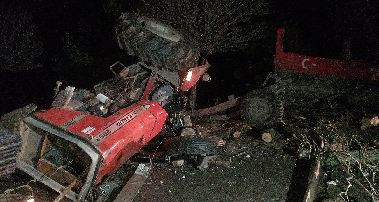 Kırıkkale’de kamyon traktörle çarpıştı: 1 ölü, 1 yaralı