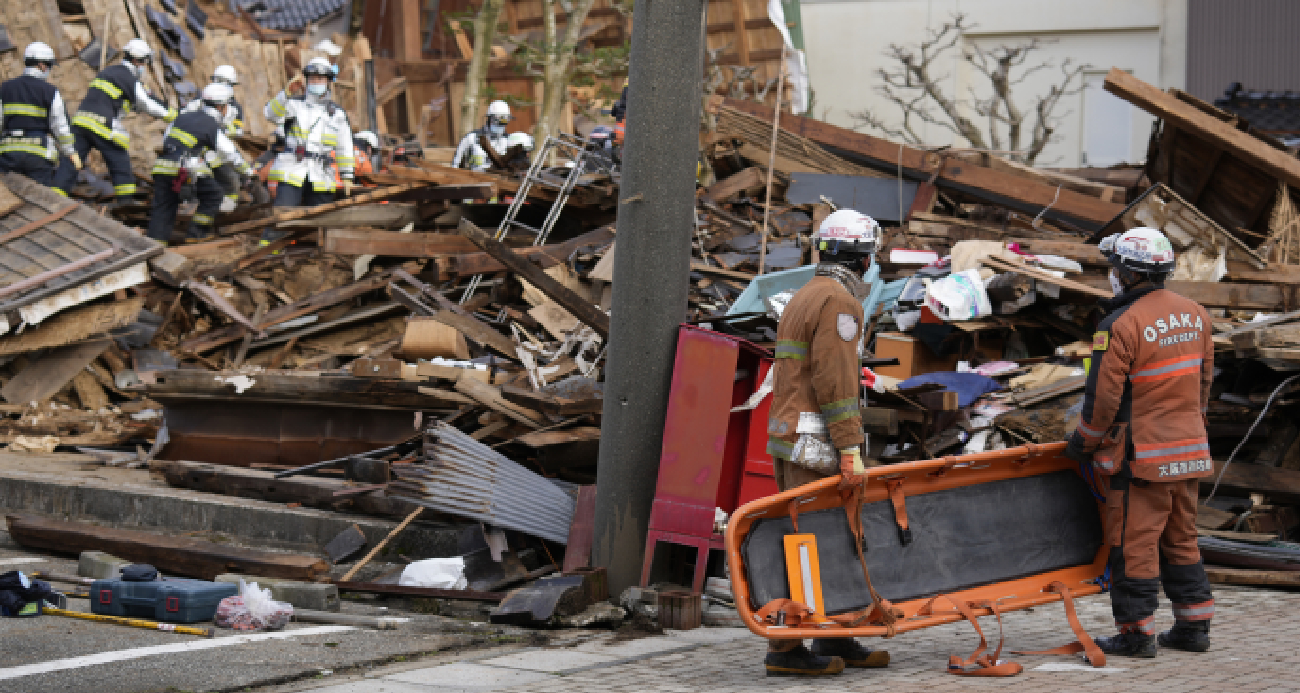Japonya’daki 7.6’lık depremde ölü sayısı 161’e yükseldi