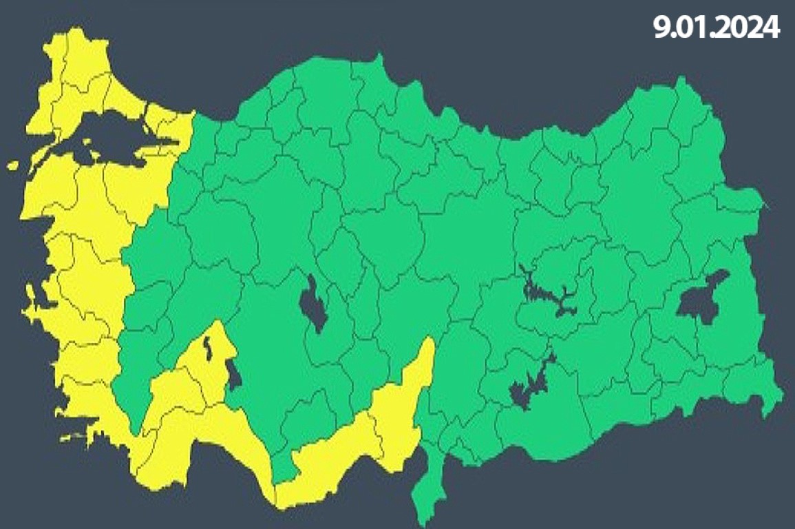 Meteoroloji'den 18 il için sarı kodlu kar ve fırtına uyarısı