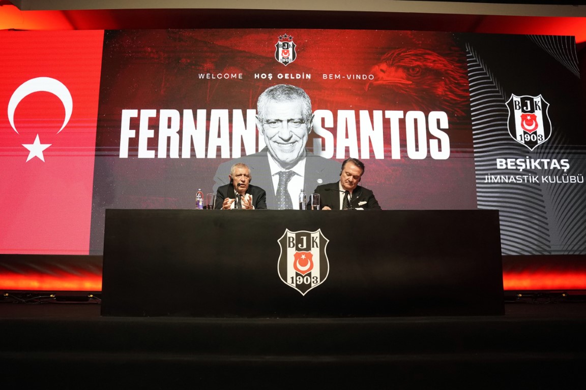 Beşiktaş'ın yeni teknik direktörü Fernando Santos: 'Benim tek amacım kazanmak'