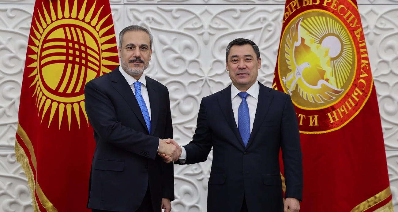 Dışişleri Bakanı Fidan, Kırgızistan Cumhurbaşkanı Caparov ile görüştü