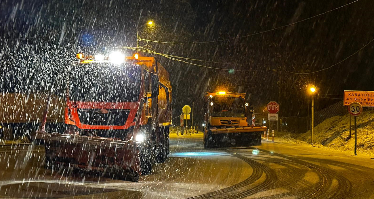 Bolu Dağı’nda kar yağışı başladı: Kar kalınlığı 5 santimetre