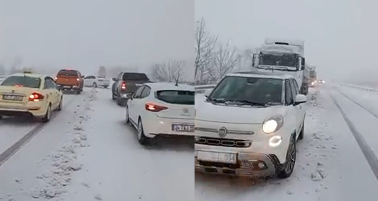 Çanakkale-Biga karayolu ulaşıma kapandı