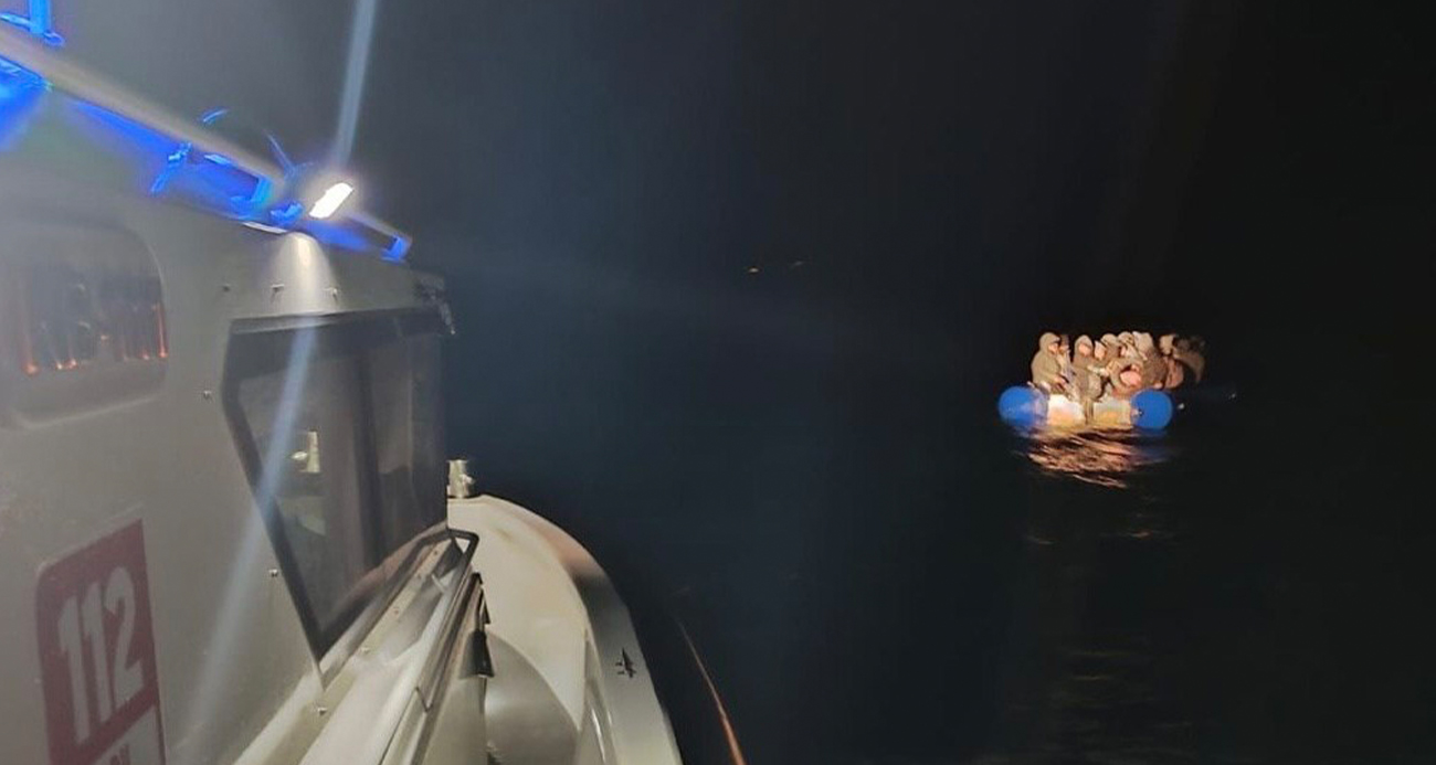 Ayvacık açıklarında 39 kaçak göçmen yakalandı