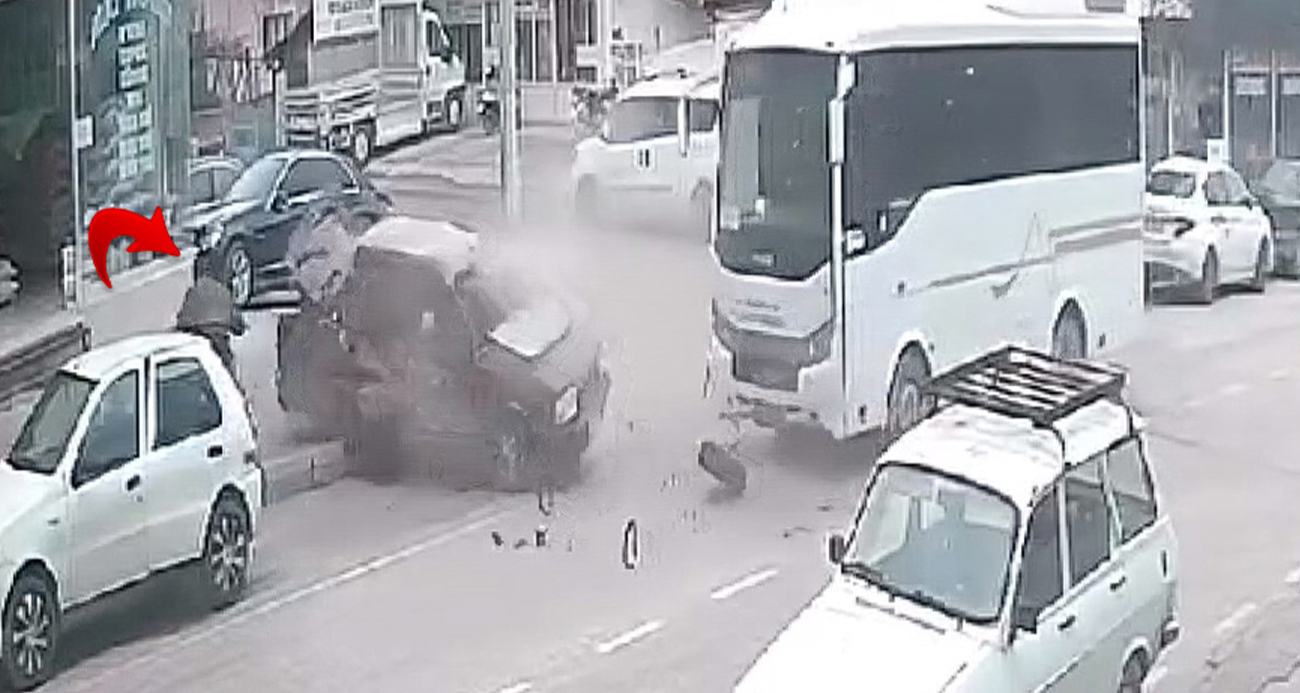 Kazadan kıl payı kurtuldu!