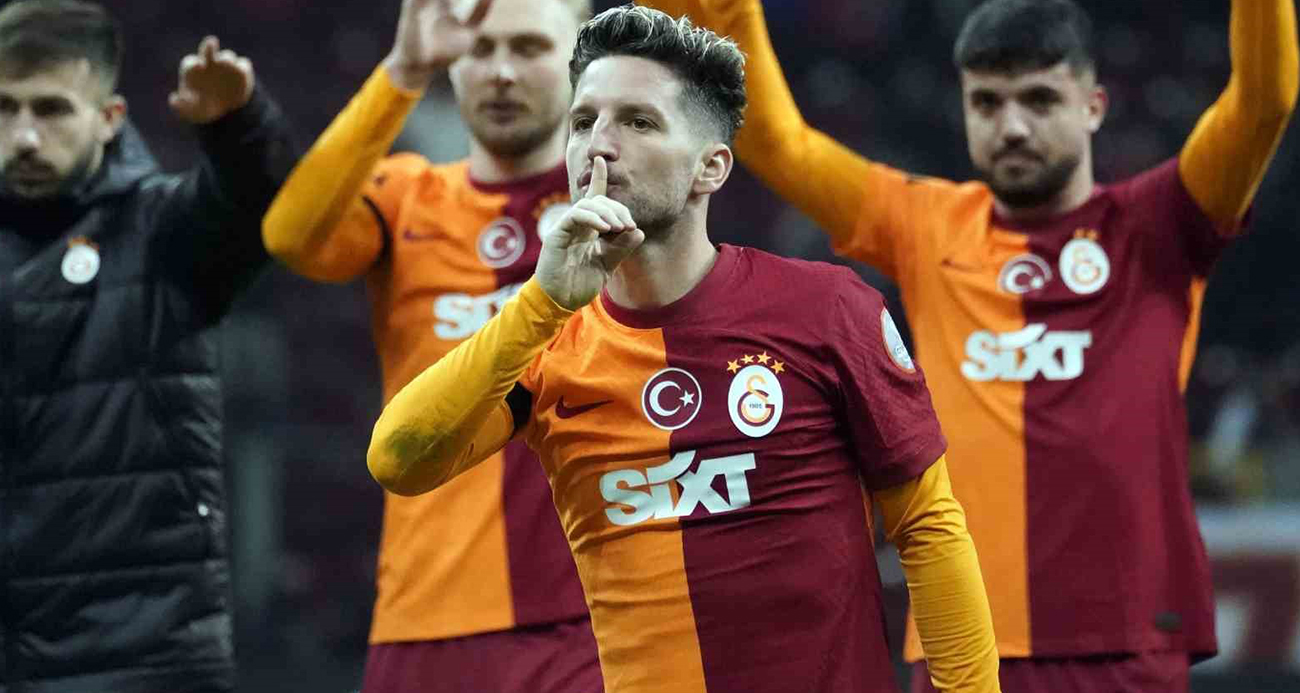 Maç sonu 3’lüsü Dries Mertens’ten