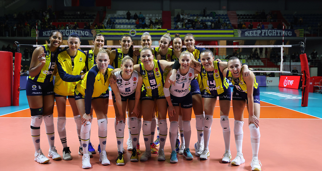 Fenerbahçe, CEV Şampiyonlar Ligi’nde çeyrek finalde