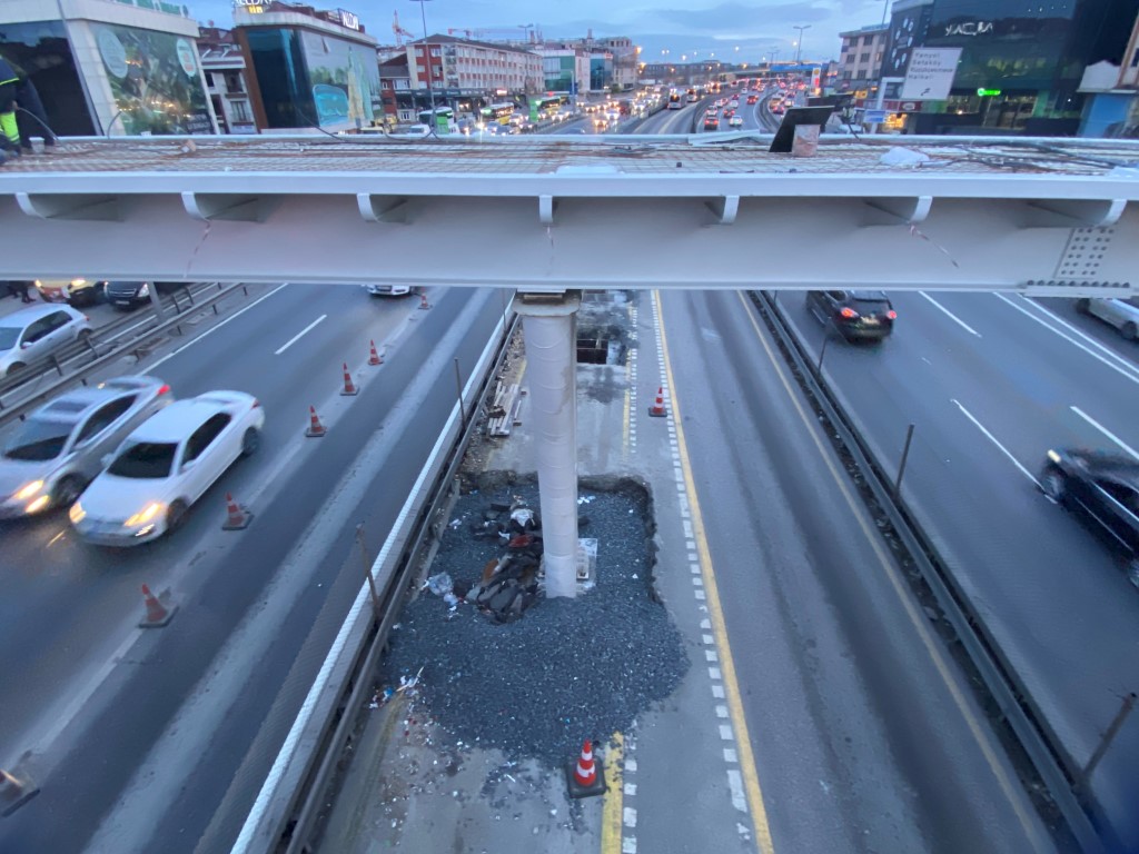 Beşyol metrobüs durağı yenileme çalışması mart ortasına kadar devam edecek